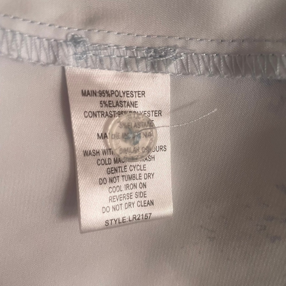 Le Rose Satin PJ Set Small Blue Floral Bridal Romantic Wedding Briddesmaid Photo - Picture 6 of 16